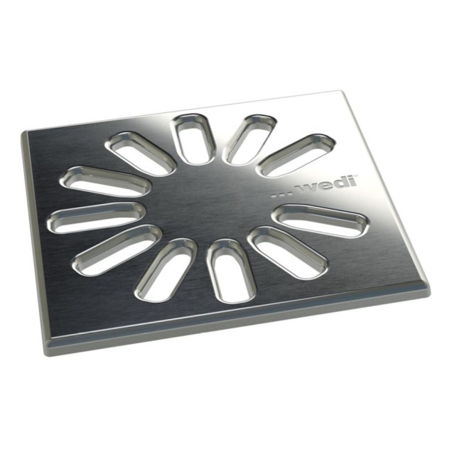 Wedi Fundo Fino Ablaufrost 1.1 Quadratisch