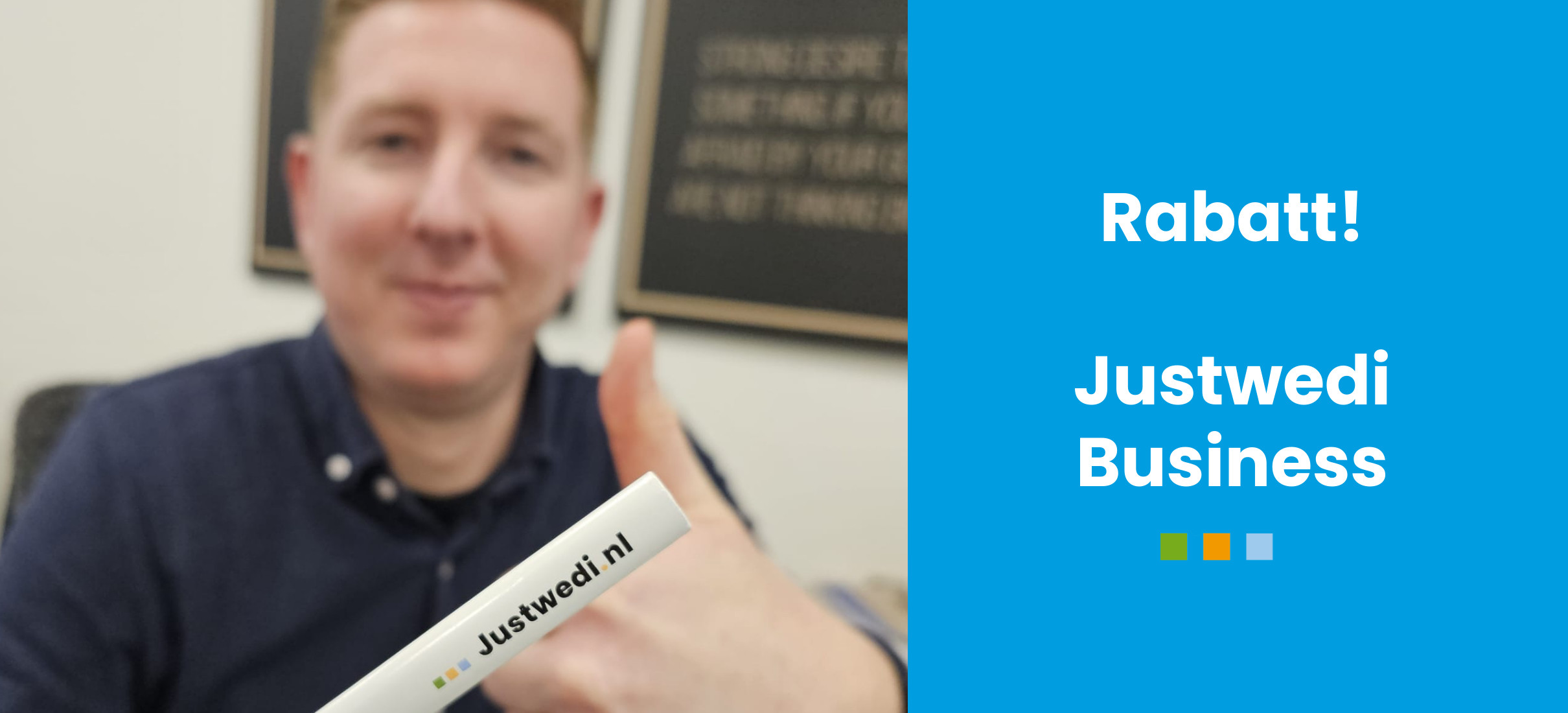Rabatt! Justwedi Business