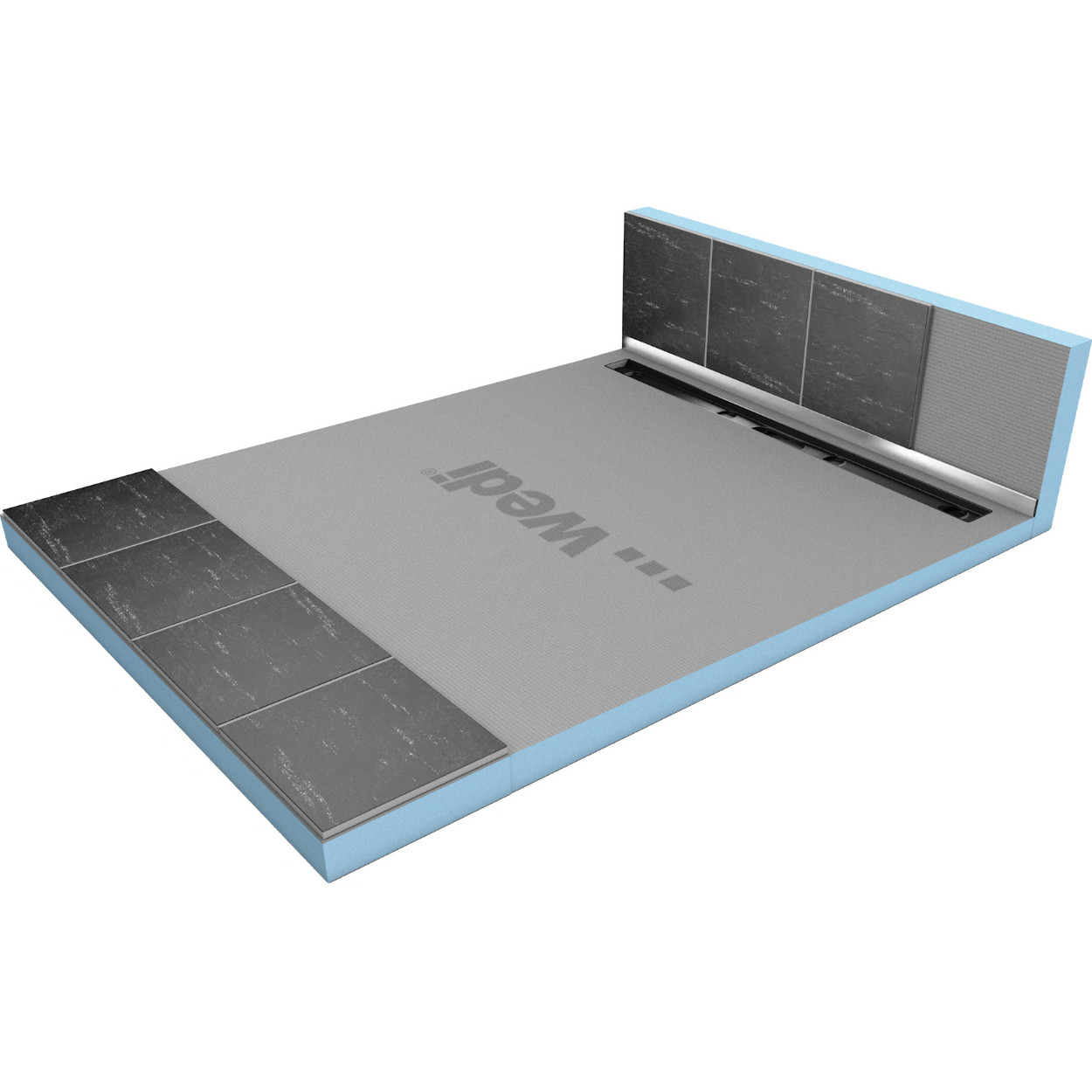 wedi Fundo Riolito Neo / Plano Linea Endprofil 1200mm