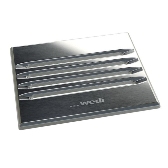 Wedi Fundo Fino Ablaufrost 2.1 Quadratisch
