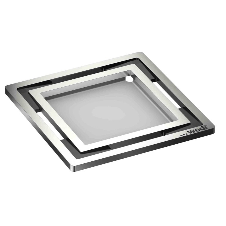 Wedi Fundo Ablaufrost 7.1 Quadratisch Befliesbar