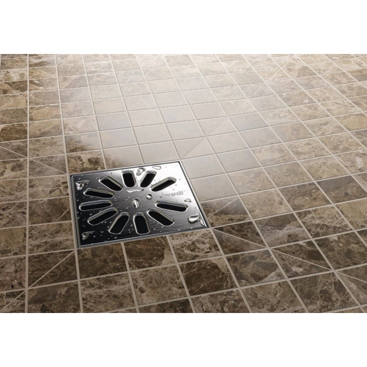 Wedi Fundo Fino Ablaufrost 1.3 Quadratisch verschraubbar