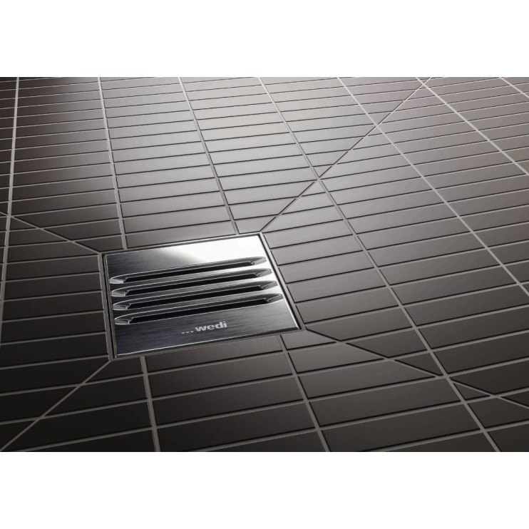 Wedi Fundo Fino Ablaufrost 2.1 Quadratisch