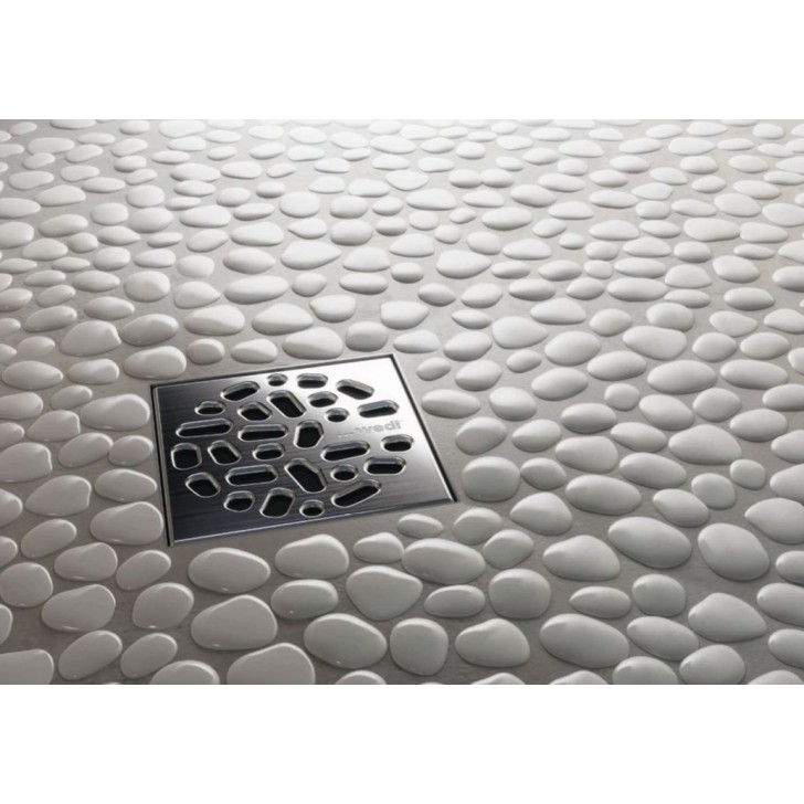 Wedi Fundo Fino Ablaufrost 3.1 Quadratisch