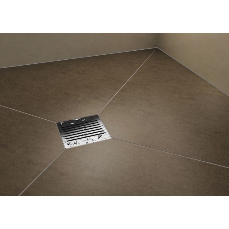 Wedi Fundo Fino Ablaufrost 4.1 Quadratisch